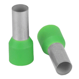 Pacer Green 6 AWG Wire Ferrule - 12mm Length - 10 Pack - TFRL6-12MM-10
