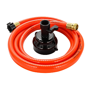 Camco RhinoFlex 10&rsquo; Clean Out Hose w/Rinser Cap - 5/8" Internal Diameter - 22999