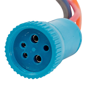 Bluewater 22mm Electronic Deutsch Connector w/4-Wire Pigtal - 4' Lead - 9053-3914-148