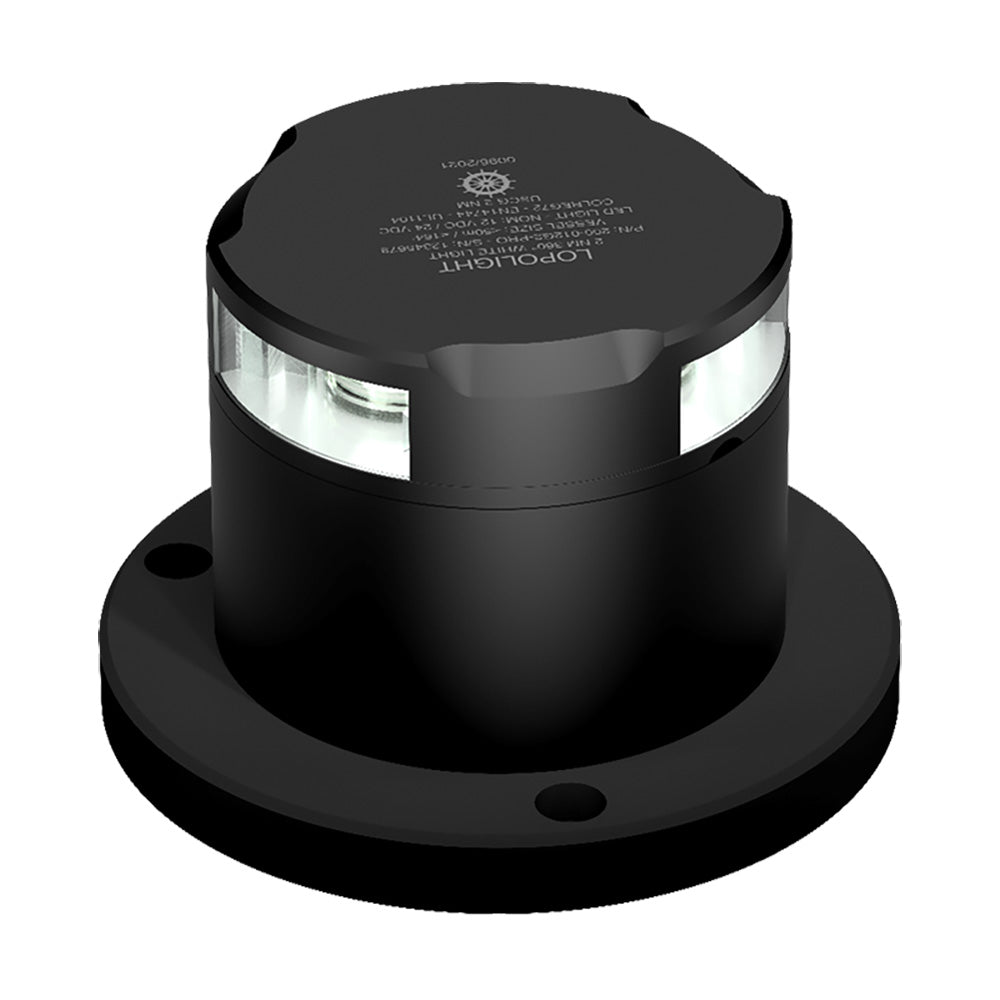 Lopolight 2nm 360 Anchor Light Pro - Anodizado negro - Luz blanca [200-012G2-PRO]