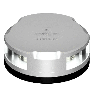 Lopolight 360-Degree Anchor Light - 2NM - Silver Housing w/FB Base - 201-012-FB