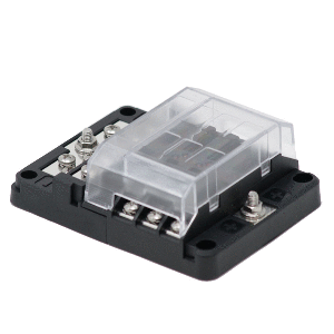 Egis Mobile Electric Egis RT Fuse Block 6 Position w/Ground &amp; LED Indication - 8025