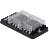 Egis Mobile Electric Egis RT Fuse Block 12 Position w/Ground &amp; LED Indication - 8026