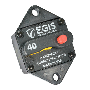 Egis Mobile Electric Egis 40A Panel Mount Circuit Breaker - 285 Series - 4706-040