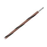 Pacer 14 AWG Gauge Striped Marine Wire 1000' Spool - Brown w/Black Stripe - WUL14BR-0-1000