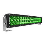 Black Oak LED Black Oak Curved Double Row Combo Green Hog Hunting 20" Pro Series 3.0 LED Light Bar - 20CG-D3OS