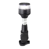 Hella Marine 2nm All Round White Fold Down Pole Navigation Lamp - 8" - Black Base - 980960281