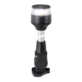 Hella Marine 2nm All Round White Fold Down Pole Navigation Lamp - 8" - Black Base - 980960281