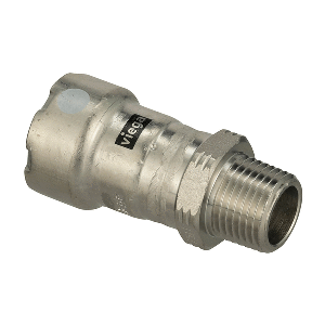 Viega MegaPress 316 FKM MPT Adapter - 3/4" x 1/2" (MPT) - 91210
