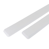 SeaDek Cockpit Coaming Bolster Set (2) - 4" x 39" &amp; 20mm Thick - White w/Brushed Texture - 53582-81235