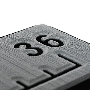 SeaDek 36&rdquo; Routed Ruler - 6mm - Brushed Texture - Storm Grey/Black - 53583-80066