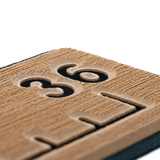 SeaDek 36&rdquo; Routed Ruler - 6mm - Brushed Texture - Mocha/Black - 53583-80093