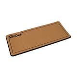 SeaDek 16&rdquo; x 39" 20mm Dual Density Large Helm Pad w/SeaDek Logo - Brushed Texture - Mocha/Black (406.4mm x 990.6mm x 20mm) - 37926-80327