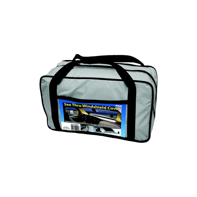 ADCO Products ADCO 2524 Class C Deluxe Windshield Cover With Roll-Up Windows For RV, White - image 1