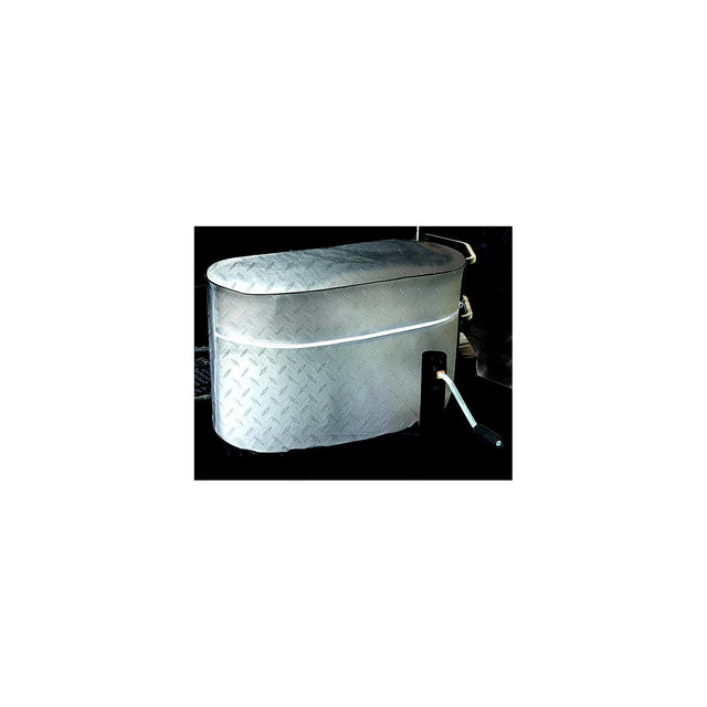 ADCO Products ADCO Double Vinyl Propane Tank Cover, Diamond Plated - 2714 - image 1