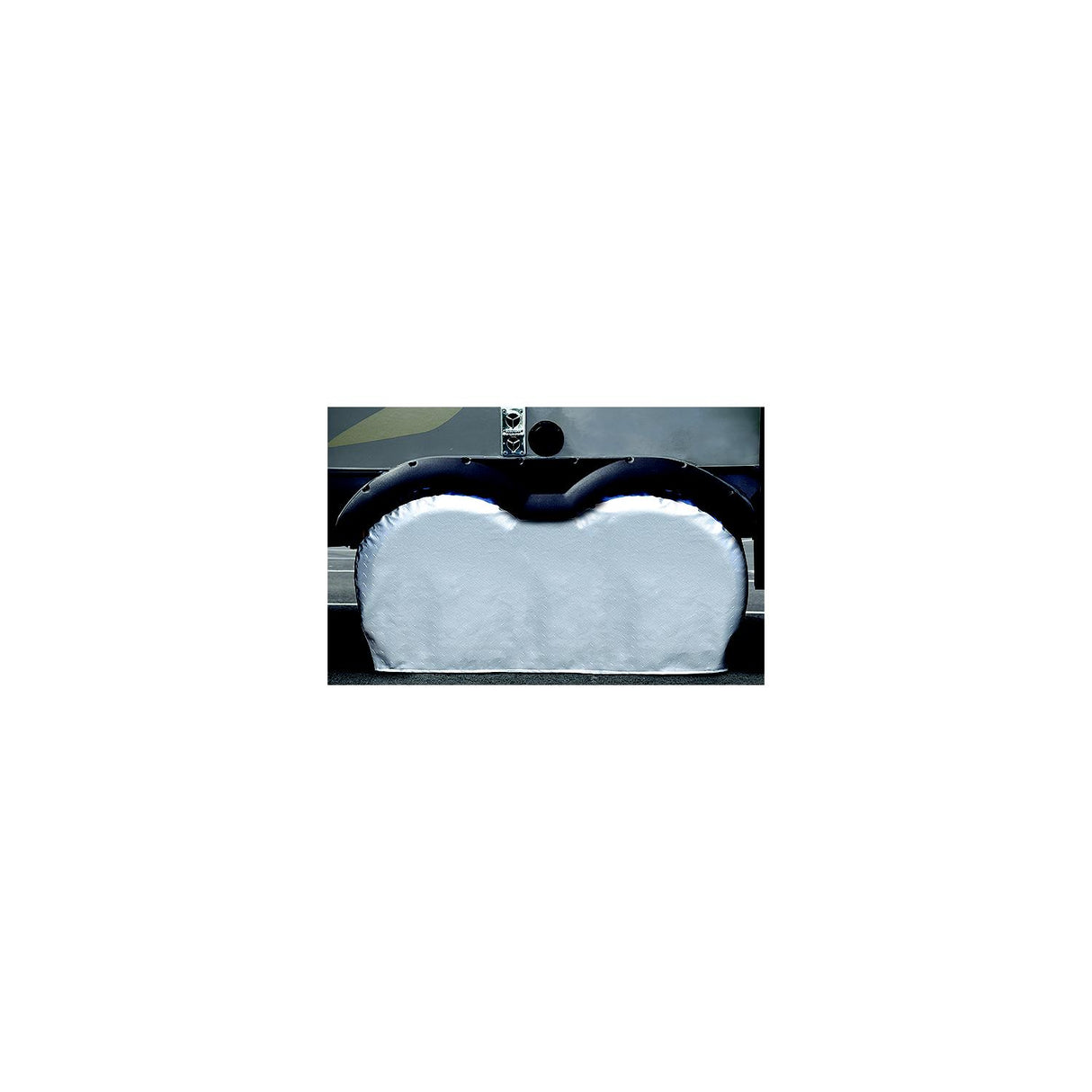 ADCO Products ADCO Diamond Plated Steel Vinyl (Silver) Tyre Gard, Multi Axle Double - 3723