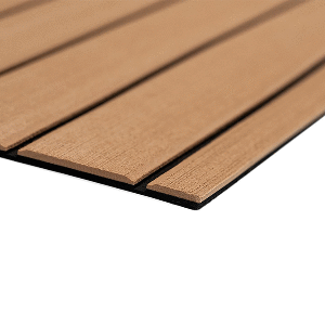 SeaDek 40" x 80" 6mm Teak Full Sheet - Brushed Texture - Mocha/Black (1016mm x 2032mm x 6mm) - 32279-80093