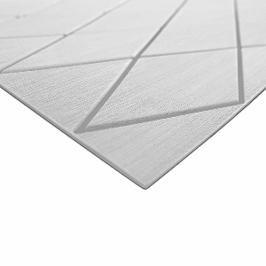 SeaDek 40" x 80" 6mm Two Color Diamond Full Sheet - Brushed Texture - Cool Grey/Storm Grey (1016mm x 2032mm x 6mm) - 56411-80069
