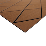 SeaDek 40" x 80" 6mm Two Color Diamond Full Sheet - Brushed Texture - Brown/Black (1016mm x 2032mm x 6mm) - 56411-89905