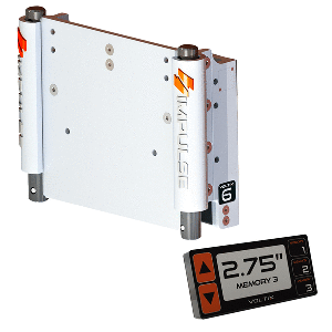 IMPULSE XL 6" Set Back Electric Jack Plate w/Smart Control - White Cerakote - 75051-W