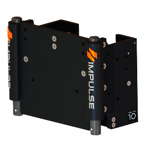 IMPULSE XL 10" Set Back Electric Jack Plate w/Standard Control - Black Anodize - 75073-B