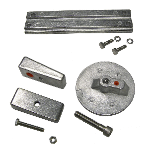 Performance Metals Mercury Verado 4 &amp; Optimax Complete Anode Kit - Aluminum - 10202A