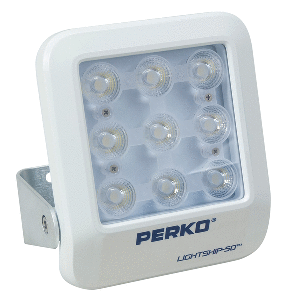 Perko Lightship 50 LED High Performance Floodlight - 12/24V - White - 1643050F0W