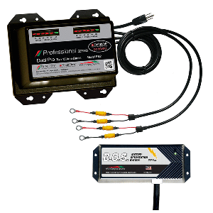 Dual Pro PS2 2 Bank Battery Charger w/2 Bank B.O.S. - PS2/BOS12V2