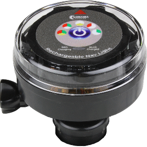 Lunasea Lighting Lunasea Rechargeable Tri-Color Portable Navigation Light (No Mount) - Black - LLB-72BK-UB-00