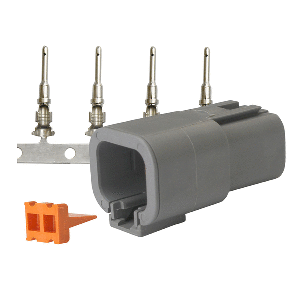 Pacer DTP Deutsch Receptacle Repair Kit - 14-12 AWG (4 Position) - TDTP04F-4RP