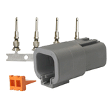 Pacer DTP Deutsch Receptacle Repair Kit - 14-12 AWG (4 Position) - TDTP04F-4RP