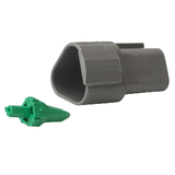 Pacer Deutsch DT Receptacle &amp; Wedge Lock Kit - 3 Position - 10 Pack - TDT04-3P-10
