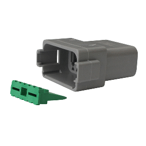 Pacer Deutsch DT Receptacle &amp; Wedge Lock Kit - 12 Position - 5 Pack - TDT04-12P-5