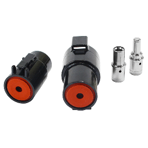 Pacer Deutsch 6 AWG DTHD Power Plug &amp; Receptacle w/Pin &amp; Socket - TDTHD-1-4KT
