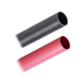 Pacer Battery Cable Heavy Wall Heat Shrink Tubing - 3/4" x 3" - Black/Red (2-Pieces Combo Pack) - BHW3/4-3BKRD