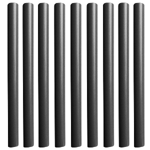 Pacer Battery Cable Heat Shrink Tubing - 1/4" x 12" - Black (10-Pieces) - BEHS1/4-12BK-10