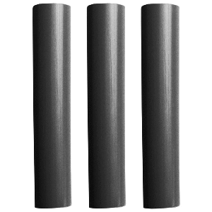 Pacer Battery Cable Heat Shrink Tubing - 1" x 12" - Black (3-Pieces) - BEHS1-12BK-3