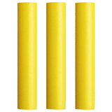 Pacer Battery Cable Heat Shrink Tubing - 1" x 12" - Yellow (3-Pieces) - BEHS1-12YL-3