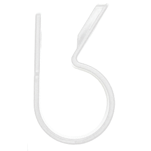 Pacer Nylon C-Clamps - 3/8" - Natural Color - 25 Pack - BCCH06-25
