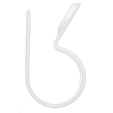 Pacer Nylon C-Clamps - 1-1/2" - Natural Color - 25 Pack - BCCH24-25