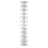 Pacer 40A Euro Style Terminal Block - 12 Positions - 5 Pack - E400-12-5