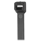 Pacer 14" Cable Tie - Black - 50lb Tensile Strength - 4" Bundle Diameter - 100 Piece Bag - CT4S-100BK