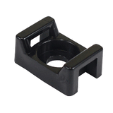 Pacer Screw Down Cable Tie Mount - #8 Screw Mount Method - Black - 100 Pack - CTM2S8BK-100