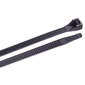 Ancor 8" UV Black Heavy Duty Cable Zip Ties - 100 Pack - 199207