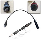 Furuno RJ45 to HUB102 Cable 0.5M Waterproof RJ45 (M) to RJ45 Adapter - WRJ-ADP-05M