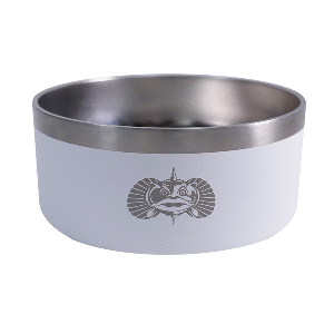 Toadfish Non-Tipping Dog Bowl - White - 1052