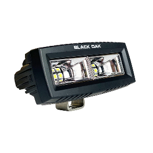 Black Oak LED Black Oak 4" Marine Spreader Light Flood Scene LED Pro Series 3.0 - Black - 4BMS-S