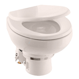 Dometic&trade; MasterFlush MF 7120 - Bone - Electric Macerating Toilet w/Orbit Base &amp; Slow Close Seat - Freshwater - 12V - 9610007272