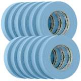 FrogTape CP 250 Medium-High Adhesion Masking Tape - 24MM x 55M x 12-Pack - Light Blue - Rated f/250&deg;F - 105327