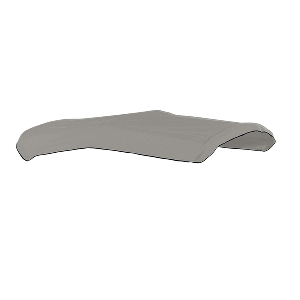 Carver by Covercraft Carver 3-Bow Acrylic Bimini Top Fabric &amp; Storage Boot - Grey - 602A-10